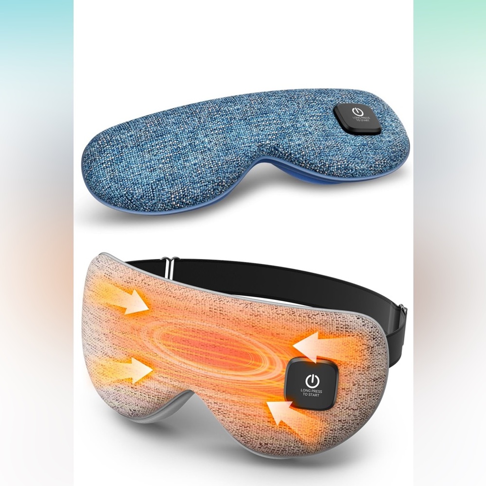 Blue and Gray VR Eye Mask